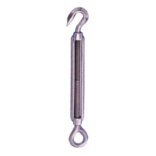 Stainless Steel Open Body Rigging Screw (Hook/Eye) - Total Ropes